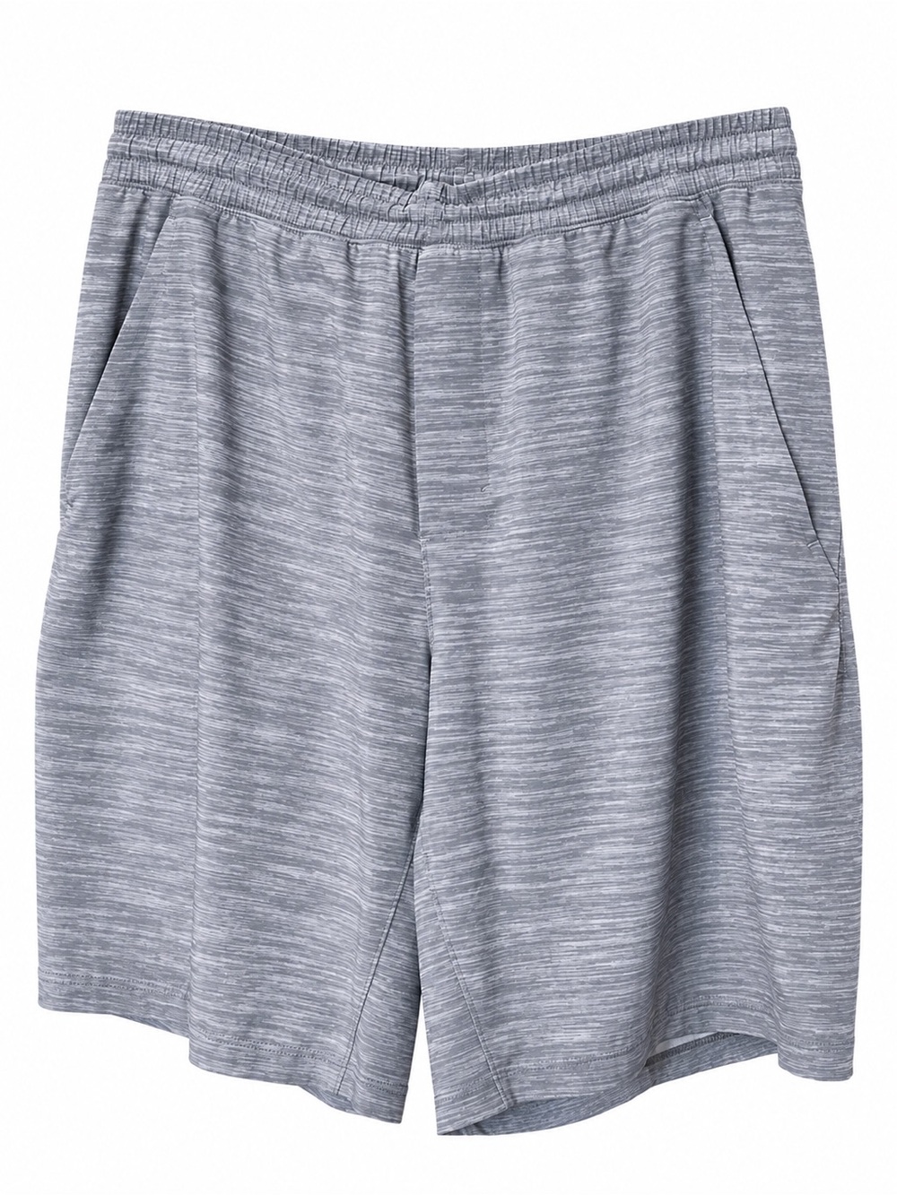 Lululemon Men’s Shorts XL 9” Linerless Gray Heather Drawstring Athletic